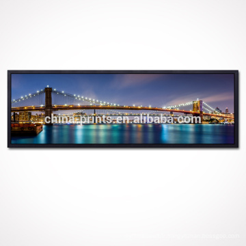 City Landscape Photo Canvas Print / New York Canvas Wall Art / Brooklyn Bridge Canvas Painting